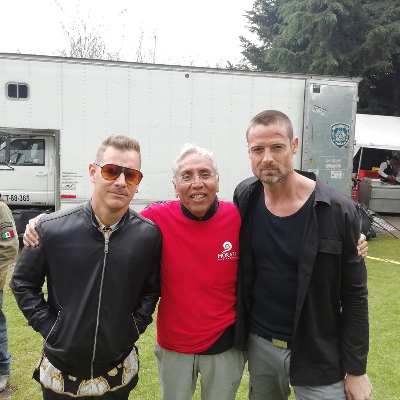 Conjunto para grabación de series.