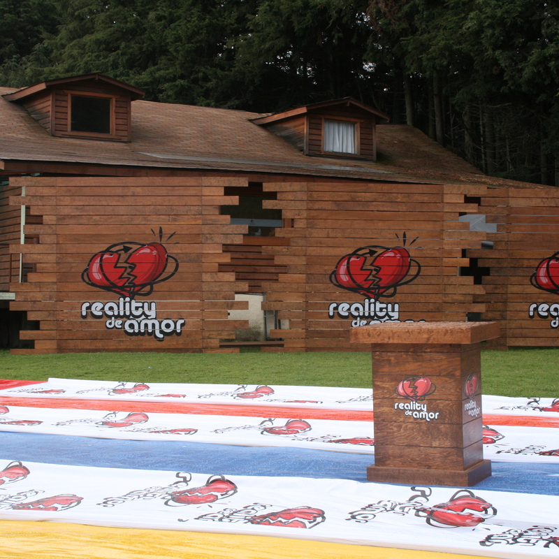 Amplias áreas verdes, para cualquier tipo de grabación.